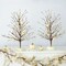 2 Pack Artificial Fall Tabletop Trees with White Pumpkins & Berry Accents, 15 Inch Thanksgiving Centerpieces for Tables, Autumn Harvest Decorations for Mantel, Fireplace, Dining Room & Home Decor